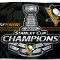Pittsburgh Penguins Team 2017 Stanley Cup Champions House Flying 3x5 feet Flag