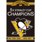 2017 5X3 FT Pittsburgh Penguin Stanley Cup champion Flag