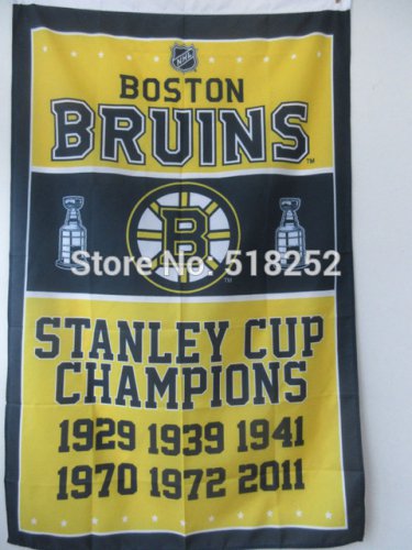 BOSTON BRUINS STANLEY CUP CHAMPIONS  Flag 3x5 FT