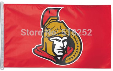 Ottawa Senators logo Flag 3x5 FT 150X90CM Banner 100D Polyester flag 1117