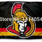 Ottawa Senators column Flag 150X90CM  3X5FT Banner 100D Polyester custome009