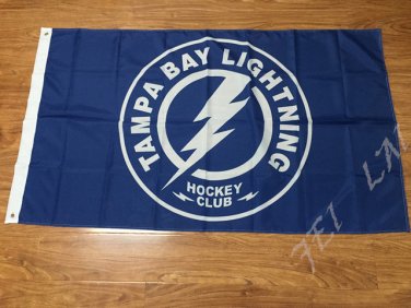 Tampa Bay Lightning flag 3ftx5ft Banner 100D Polyester Flag metal Grommets