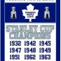 Toronto Maple Leafs flag 3ftx5ft Banner 100D Polyester Flag metal Grommets