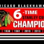 Chicago Blackhawks champion flag 3x5 FT Banner 100D Polyester