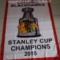 Chicago Blackhawks 2015 Stanley Cup Champions Flag hot sell goods 3X5FT