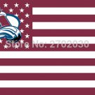 Colorado Avalanche Ice Hockey Sports Star Stripe National Team Flag 3ft X 5ft