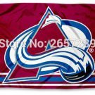 Colorado Avalanche logo column Flag 3x5FT banner150X90CM 100D Polyester