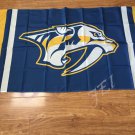 Nashville Predators custom flag 3ftx5ft polyester white sleeve