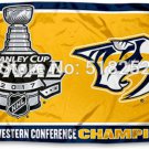 Nashville Predators 2017 Western Conference Champions Flag 3x5 FT