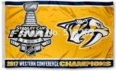 Nashville Predators 2017 Western Conference Champions Flag 3x5 FT