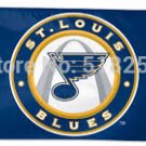 St. Louis Blues Flag 3x5 FT 150X90CM Banner 100D Polyester flag 1120, free shipping