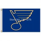 St. Louis Blues Flag 3x5 FT 150X90CM Banner 100D Polyester flag , free shipping