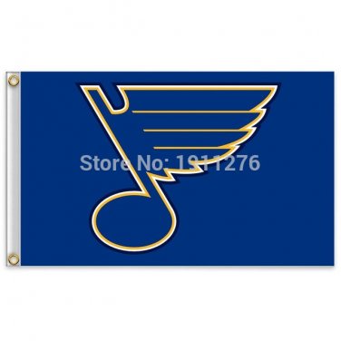St. Louis Blues Flag 3x5 FT 150X90CM Banner 100D Polyester flag , free shipping