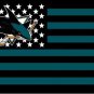 San Jose Sharks USA star stripe NHL Premium Team Hockey Flag 3X5FT