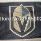 Los Vegas Golden Knights black Flag Polyester grommets 3x5 FT Banner