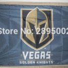 Los Vegas Golden Knights 3x5 FT blue Flag Polyester grommets 3' x 5' Banner metal holes