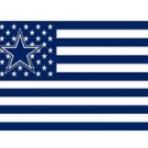 Dallas Cowboys USA flag with star and stripe 3x5 FT Banner 100D Polyester