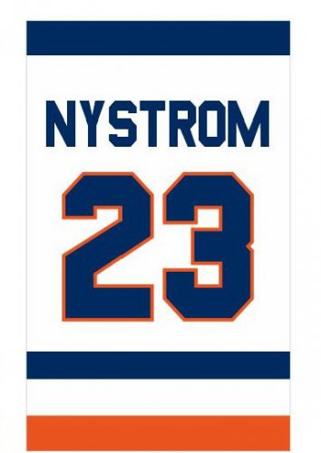 23 NYSTROM 3x5 FT blue Flag Polyester grommets 3' x 5' Banner metal holes