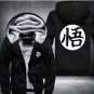 Dragonball Hoodie Son Goku Sun Wukong Winter Fleece Mens Sweatshirts Black