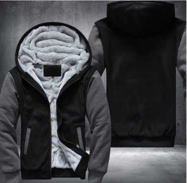 Winter Autumn Hoodies Blank pattern Fleece Coat Baseball Uniform Sportswear Jacket Style 1