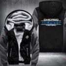 Chicago Bears Jacket Super Warm Thicken Fleece Zip Up Hoodie Men's Coat