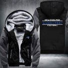 New England Patriots Jacket Super Warm Thicken Fleece Zip Up Hoodie Men's Coat