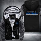 Indianapolis Colts Jacket Super Warm Thicken Fleece Zip Up Hoodie Men's Coat