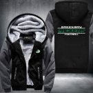 Green Bay Packers Jacket Super Warm Thicken Fleece Zip Up Hoodie Men's Coat