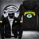 Football Green Bay Zipper Jacket Thicken Hoodie Coat Clothing Casual Style 1