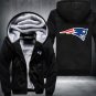 New England Patriots Hoodies Zip Up Printing Pattern Coats Super Warm Thicken Fleece Men's Coat