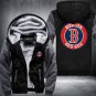 Boston Red Sox Hoodies Zip Up Printing Pattern Coats Super Warm Thicken Fleece Men's Coat Style 2