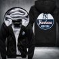 New York Yankees Hoodies Zip Up Printing Pattern Coats Super Warm Thicken Fleece Men's Coat