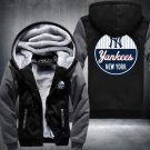 New York Yankees Hoodies Zip Up Printing Pattern Coats Super Warm Thicken Fleece Men's Coat Style 1