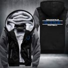 Indianapolis Colts Team Hoodies Zip Up Printing Pattern Coats Super Warm Thicken Fleece Men's Coat
