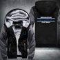 Indianapolis Colts Team Hoodies Zip Up Printing Pattern Coats Super Warm Thicken Fleece Men's Coat