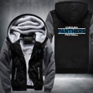Carolina Panthers Team Hoodies Zip Up Printing Pattern Coats Super Warm Thicken Fleece Men's Coat