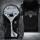 Oakland Raiders Team Men Women Thicken Fleece Zipper Hoodie Jacket Clothing Casual Coat Style 1
