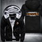 Cincinnati Bengals Jacket Super Warm Thicken Fleece Zip Up Hoodie Men's Coat Style 1