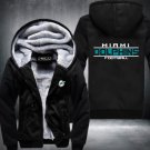 Miami Dolphins Jacket Super Warm Thicken Fleece Zip Up Hoodie Men's Coat Style 1