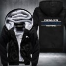 Denver Broncos Jacket Super Warm Thicken Fleece Zip Up Hoodie Men's Coat Style 1