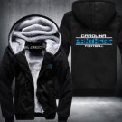 Carolina Panthers Jacket Super Warm Thicken Fleece Zip Up Hoodie Men's Coat Style 1