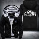 Dallas Cowboys Hoodies Zip Up Printing Pattern Coats Super Warm Thicken Fleece Men's Coat Style 1