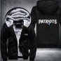 New England Patriots Football Team Thicken Fleece Zipper Hoodie Jacket Clothing Casual Coat Style 1