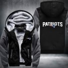 New England Patriots Football Team Thicken Fleece Zipper Hoodie Jacket Clothing Casual Coat Style 2