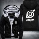 Naruto Hoodie Anime Uchiha Sasuke Cosplay Coat Uzumaki Naruto Jacket Winter Men Thick Zipper Style 2