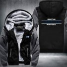 Seattle Seahawks Hoodies Zip Up Printing Pattern Coats Super Warm Thicken Fleece Men's Coat