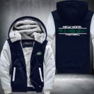 New York Jets Jacket Super Warm Thicken Fleece Zip Up Hoodie Men's Coat Style 1