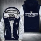 Oakland Raiders Jacket Super Warm Thicken Fleece Zip Up Hoodie Men's Coat Style 1