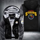 Pittsburgh Steelers Team Men Women Thicken Fleece Zipper Hoodie Jacket Clothing Casual Coat Style 1