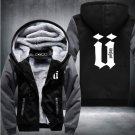 Unkut Hoodies Men Hip Hop Mens Ringer Thicken Fleece Long Sleeve Jacket Style 1